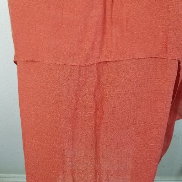 Rust Colored Double Layer Sheath Dress Size XL - Picture 7 of 11